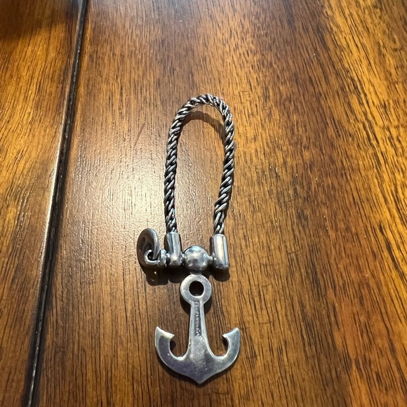 Tiffany Sterling Silver Anchor Keychain - Picture 2 of 7